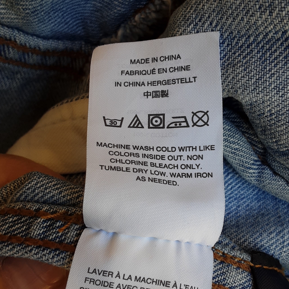 Madewell Classic Blue Distressed Denim Jacket - Picture 7 of 7